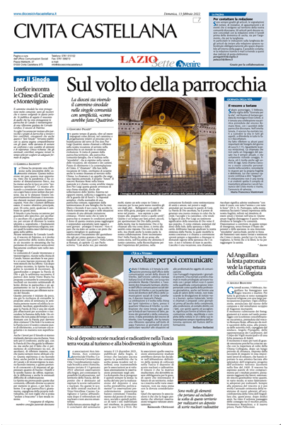 Avvenire - pagina diocesana del 13/02/2022